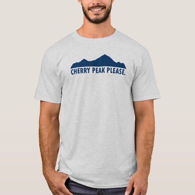 Cherry Peak Resort Please T-Shirt (Front)