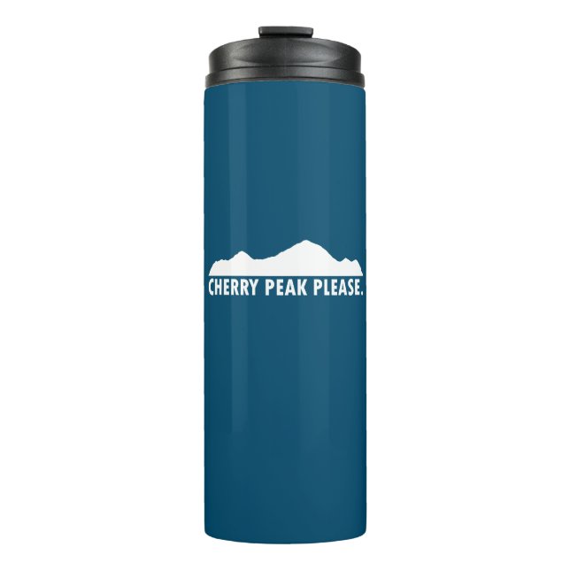 Cherry Peak Resort Please Thermal Tumbler (Front)