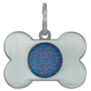 Cherry Pet ID Tag