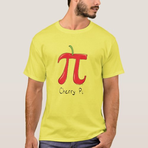 Cherry Pi Cute Math Pi Day Mens T_Shirt