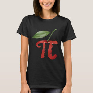 Cherry Pi Day Funny Pie Cherries 3.14 Humor Scienc T-Shirt