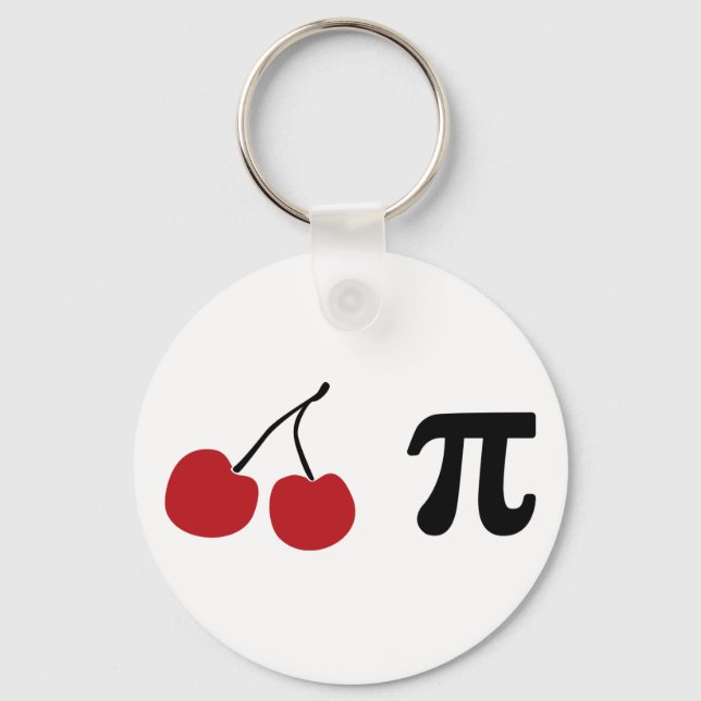 Cherry Pi Keychain (Front)