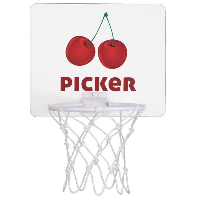 Cherry Picker Mini Basketball Hoop (Front)