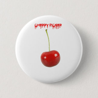 Cherry Picker Pinback Button