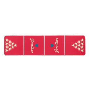 Cherry Picking Pink Vintage BL Heart Signature Beer Pong Table
