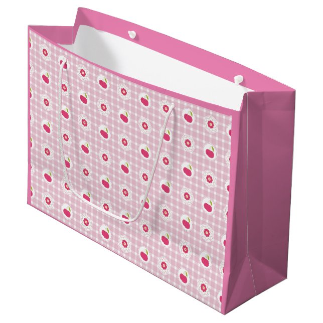 Cherry Picnic Gift Bag (Front Angled)