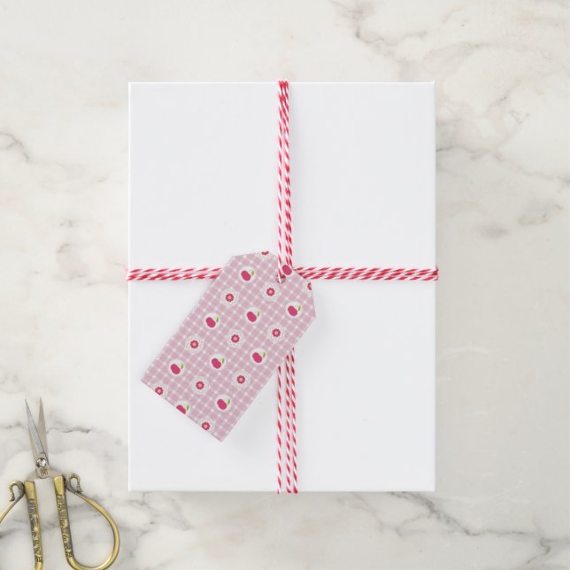 Cherry Picnic Gift Tags (With Twine)