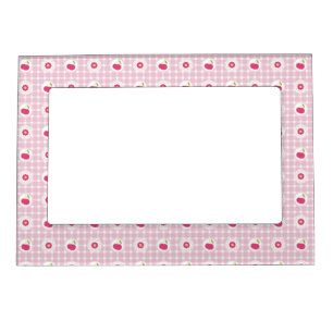 Cherry Picnic Magnetic Picture Frame