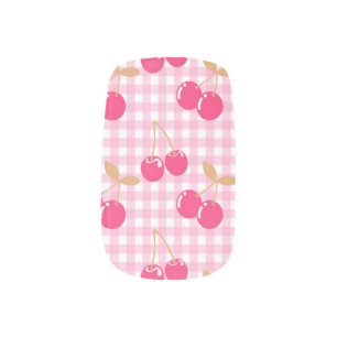 Cherry Picnic Minx Nail Wraps