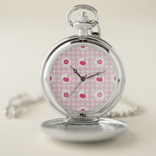 Cherry Picnic Pocket Watch