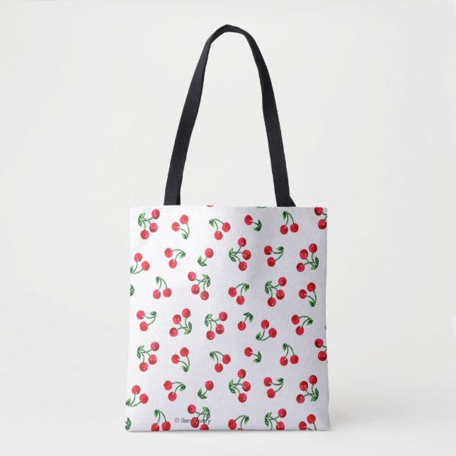 Cherry Picnic Tote Bag (Front)