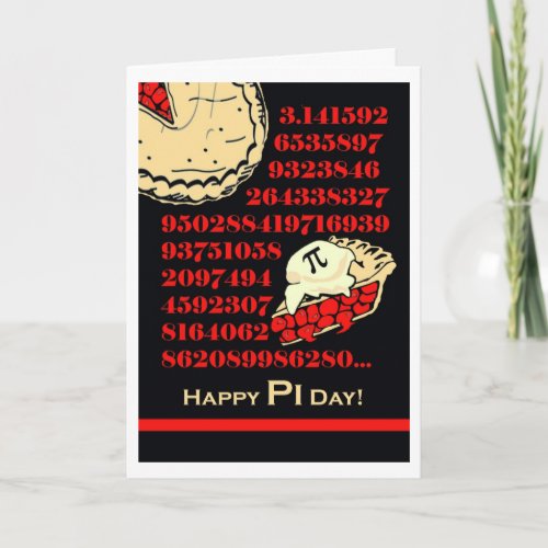 Cherry Pie Ala Mode for Pi Day Card