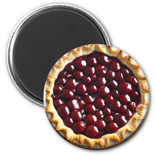 Cherry Pie and Fancy Crust Magnet