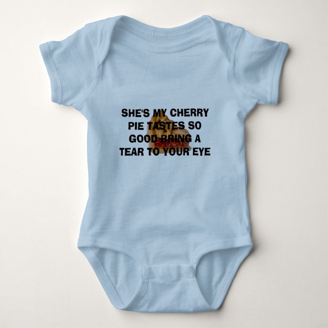 cherry pie baby bodysuit (Front)