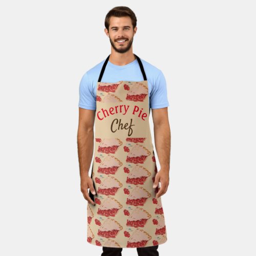 Cherry Pie Chef Apron