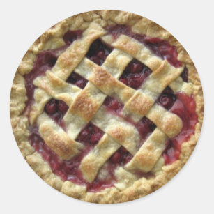 Cherry Pie Classic Round Sticker
