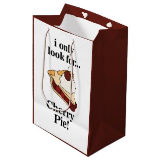 Cherry Pie Dessert Party Medium Gift Bag