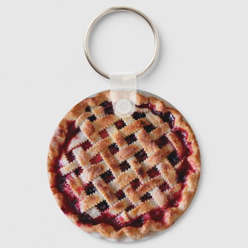 Cherry Pie Food Key Chain