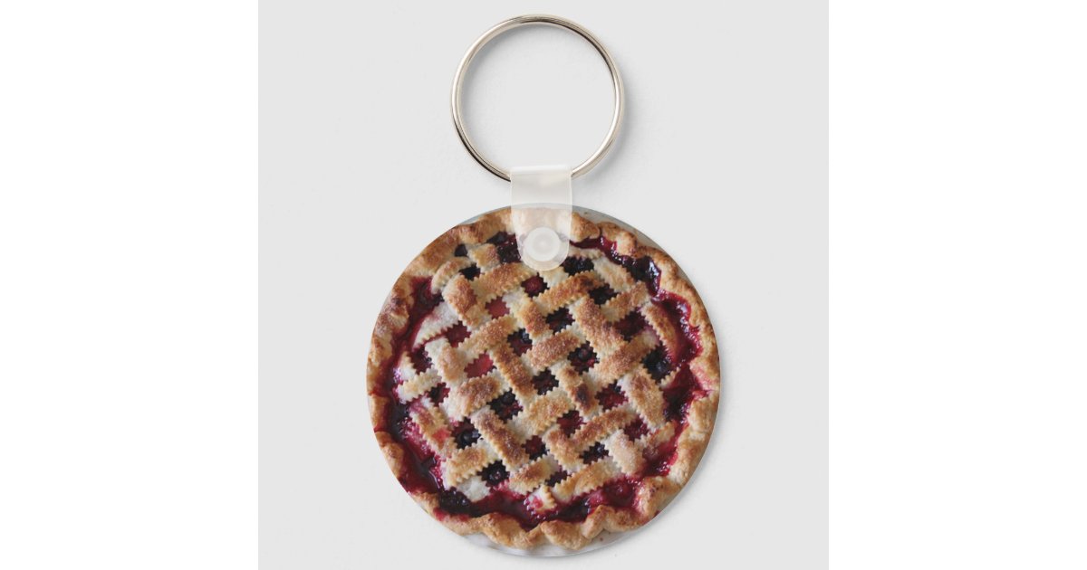 Cherry Pie Food Key Chain | Zazzle