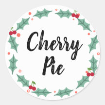 Cherry Pie Food Labels