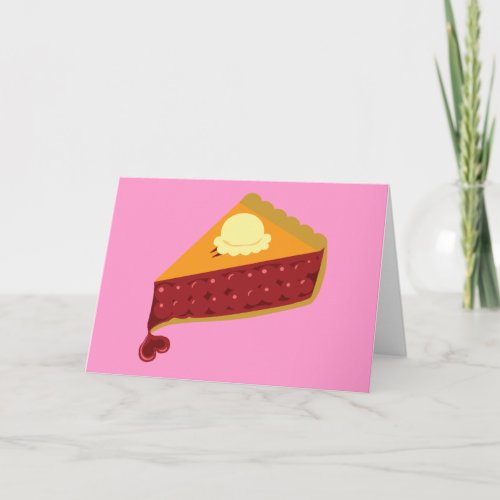 Cherry Pie Heart Holiday Card