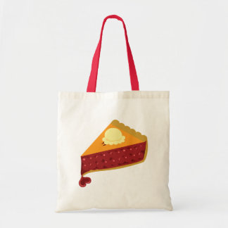 Cherry Pie Heart Tote Bag