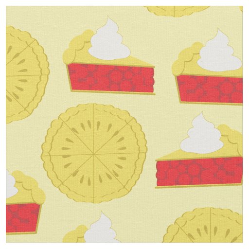 Cherry Pie Kids Cute Food Baby Nursery Fabric