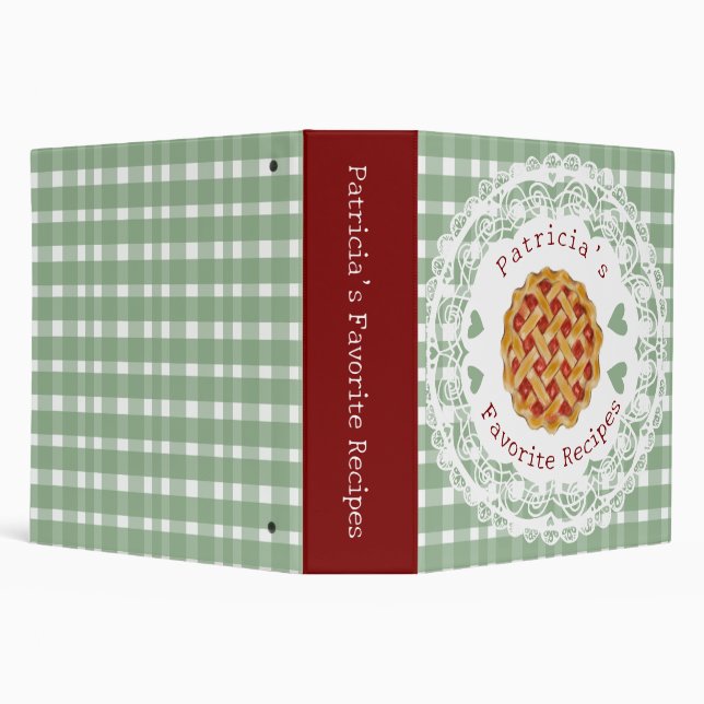 Cherry Pie Master baker Favorite Recipes  3 Ring Binder (Background)