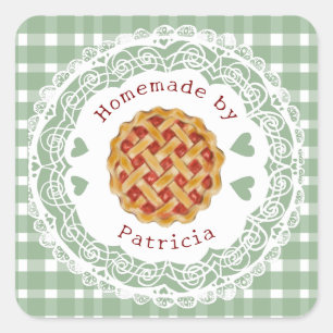 Cherry Pie Master baker  Square Sticker