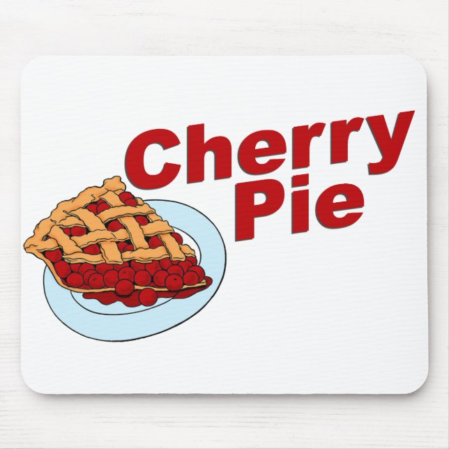 cherry pie mouse pad (Front)