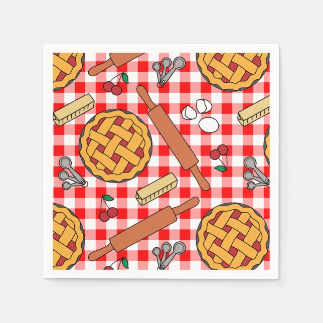 Cherry Pie Napkins (Front)