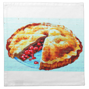 cherry pie napkins