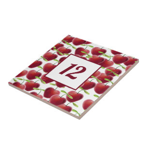 Cherry Pie Number Tile