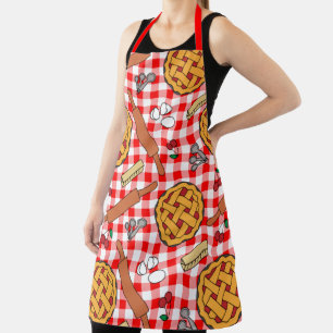 Cherry Pie Paper Plate Apron