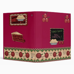 Cherry Pie Recipe Binder