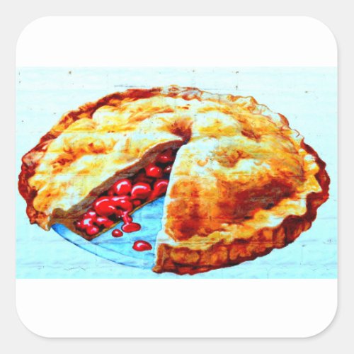 cherry pie sticker