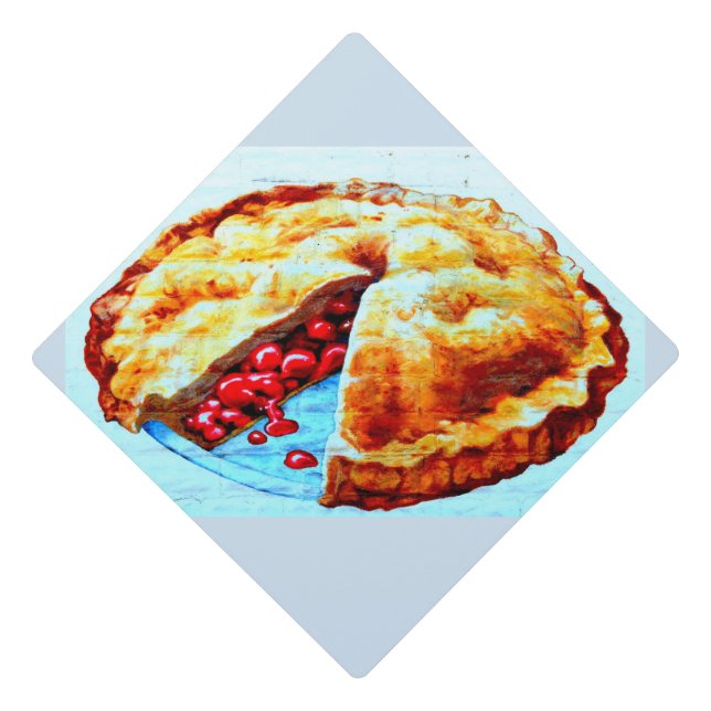Cherry Pie Thunder_Cove Graduation Cap Topper (Front)