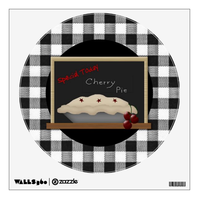 Cherry Pie Wall Decal (Front)