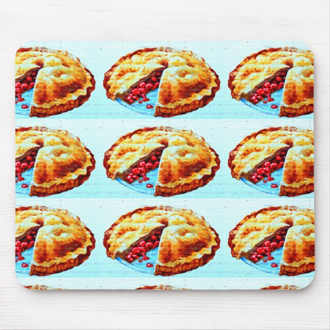 cherry pies mousepad (Front)