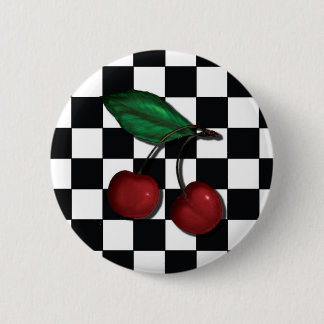 cherry pinback button