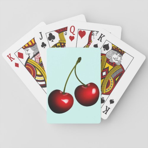 Cherry Playing Cards _ Custom Colors