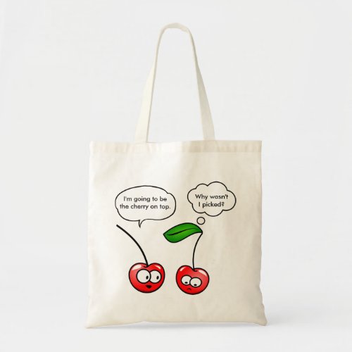 Cherry Puns Tote Bag