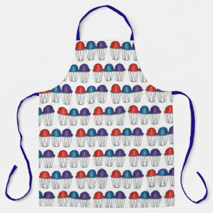 Cherry Raspberry Grape Italian Shaved Water Ice Apron