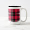 Cherry Red and Black Sporty Plaid