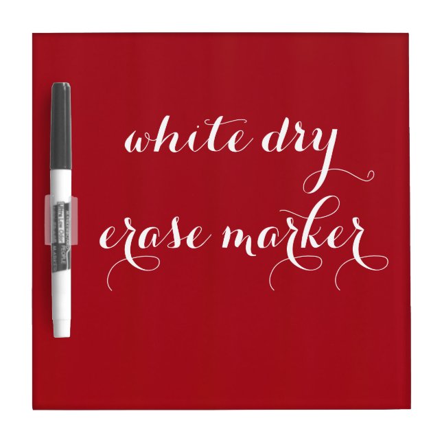 Cherry Red Dry Erase Board (Front)