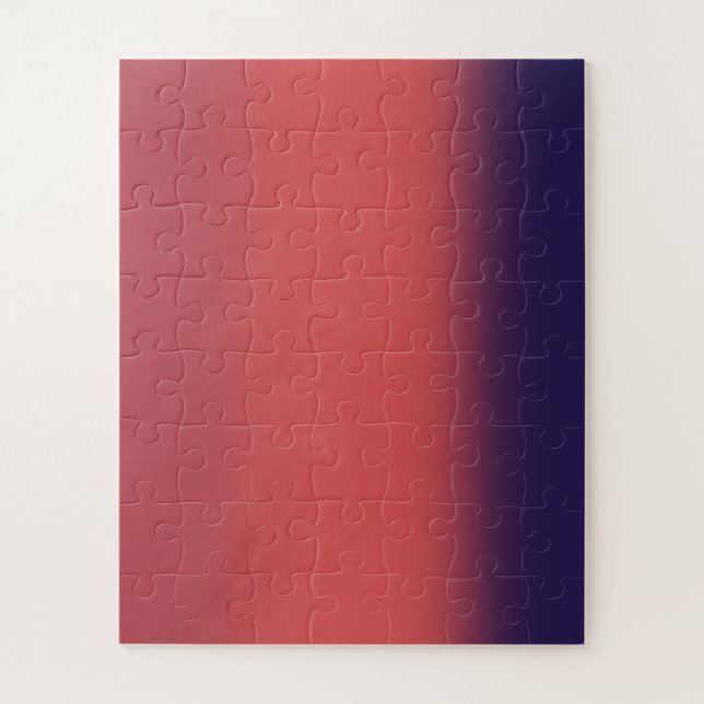   Cherry Red Gradient Puzzle (Vertical)