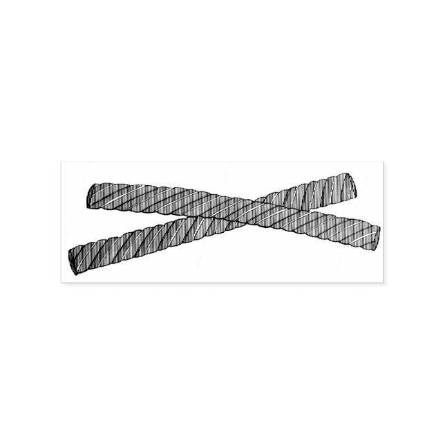 Cherry Red Licorice Whips Liquorice Twist Candy Rubber Stamp (Imprint)
