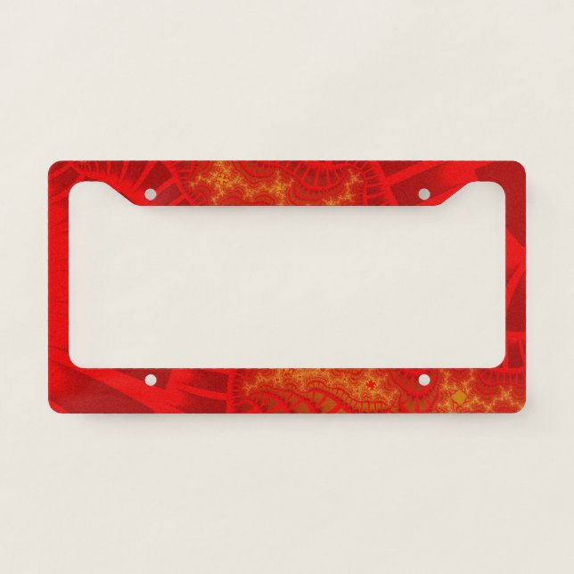 Cherry Red Remix License Plate Frame (Front)