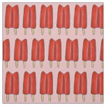 Cherry Red Twin Pop Popsicles Ice Lolly Lollies Fabric