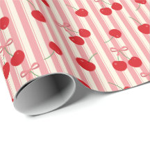 Cherry Ribbon Stripe